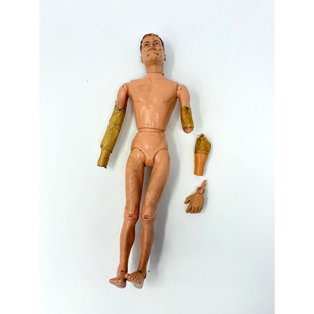 Vintage 1965 Marx All American Fighter Buddy Charlie Action Figure Parts Repair
